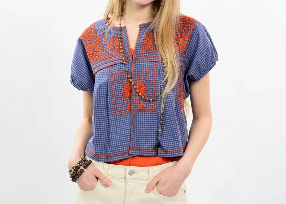 NEW IVY JANE trades bolero top in blue